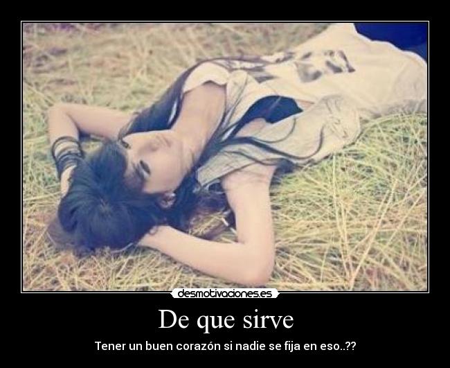 De que sirve - 