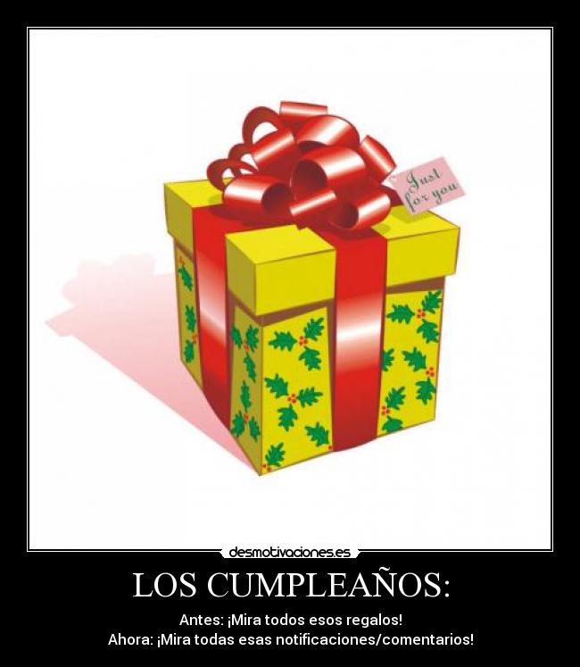 LOS CUMPLEAÑOS: - 