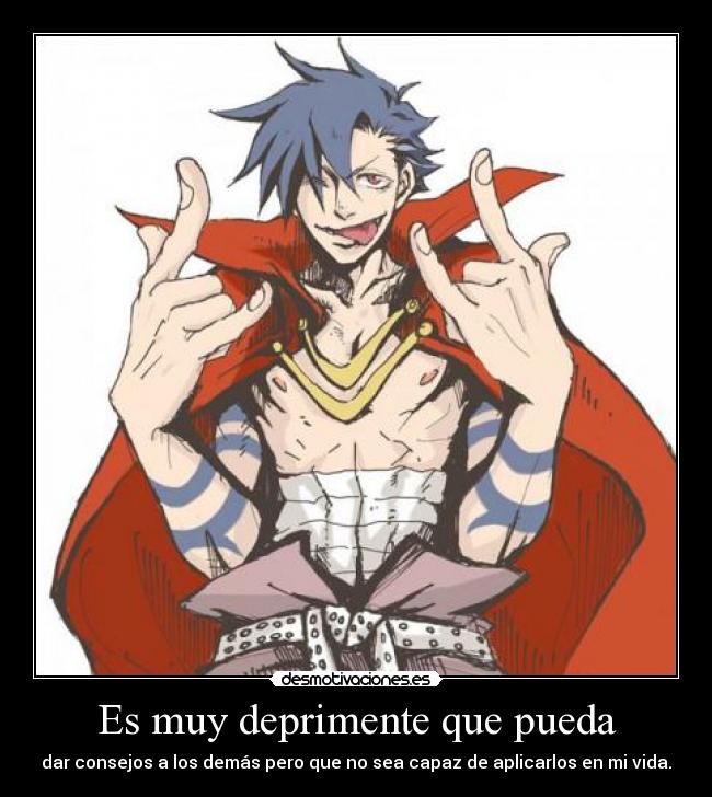 Es muy deprimente que pueda -