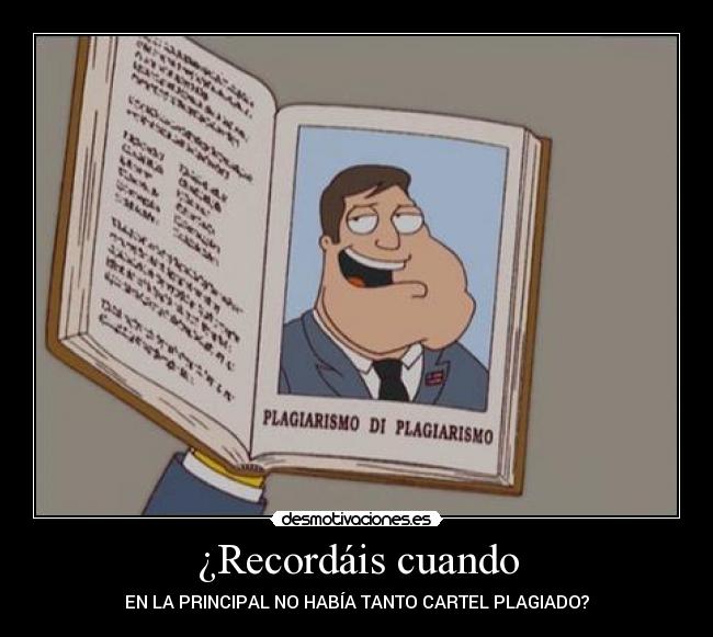 ¿Recordáis cuando -