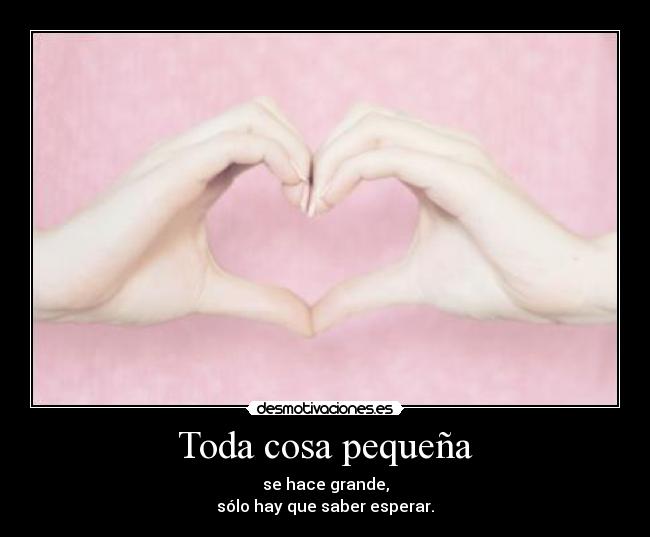 Toda cosa pequeña - 