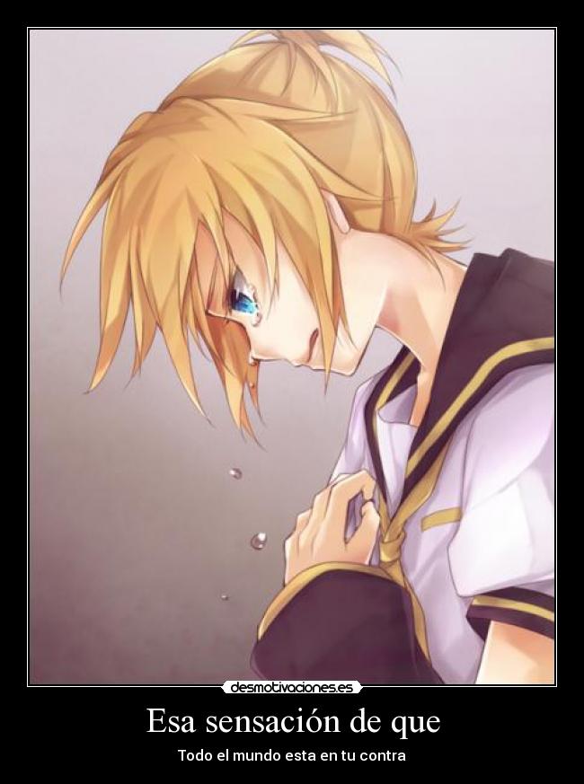 Esa sensación de que -