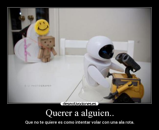 Querer a alguien.. -