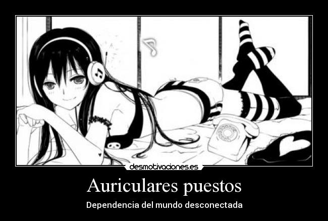 Auriculares puestos - 