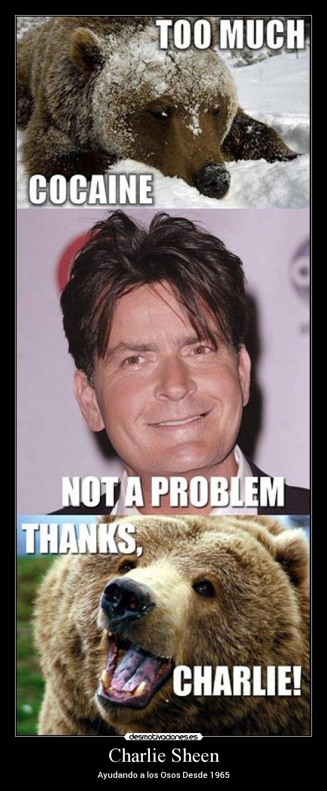 Charlie Sheen - Ayudando a los Osos Desde 1965