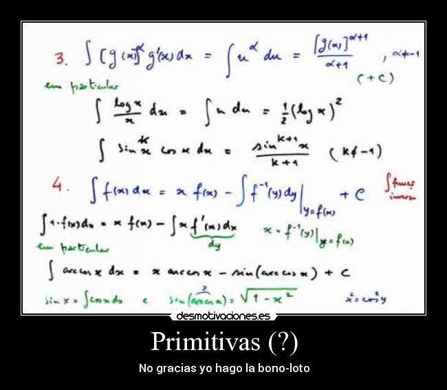 Primitivas (?) - No gracias yo hago la bono-loto