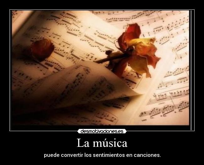 La música -