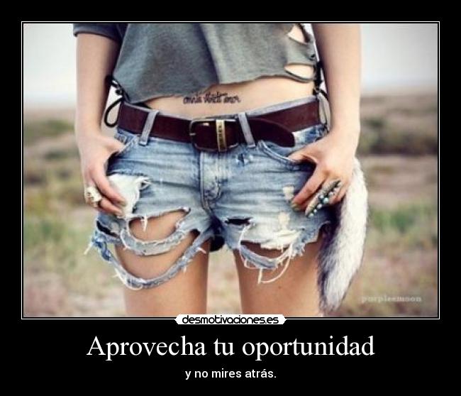 Aprovecha tu oportunidad -