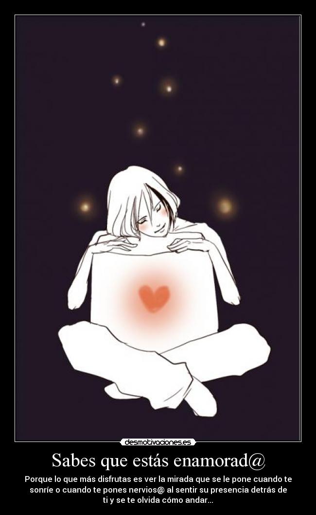 Sabes que estás enamorad@ - 