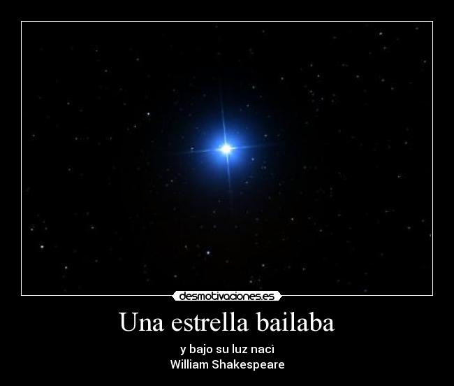 Una estrella bailaba -