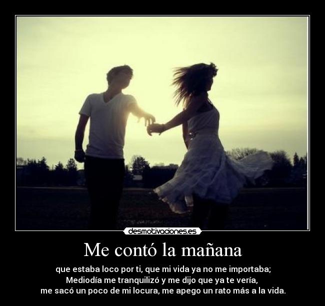 Me contó la mañana -
