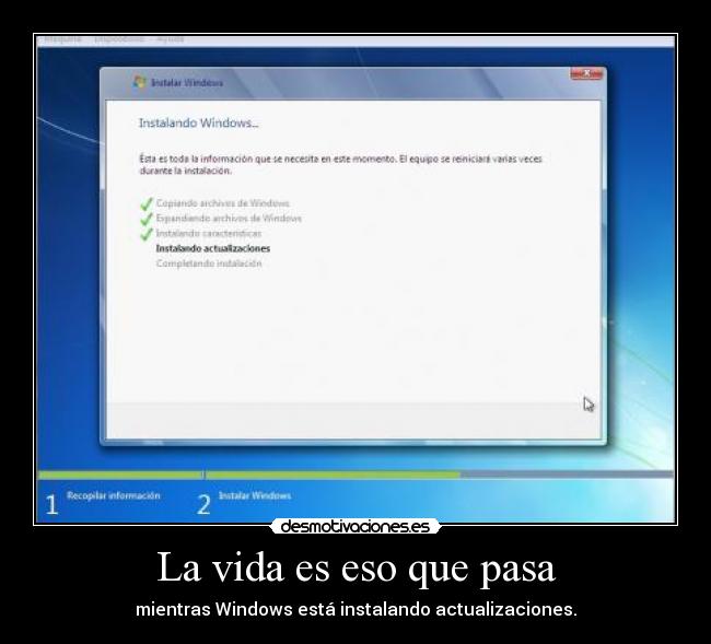 La vida es eso que pasa -