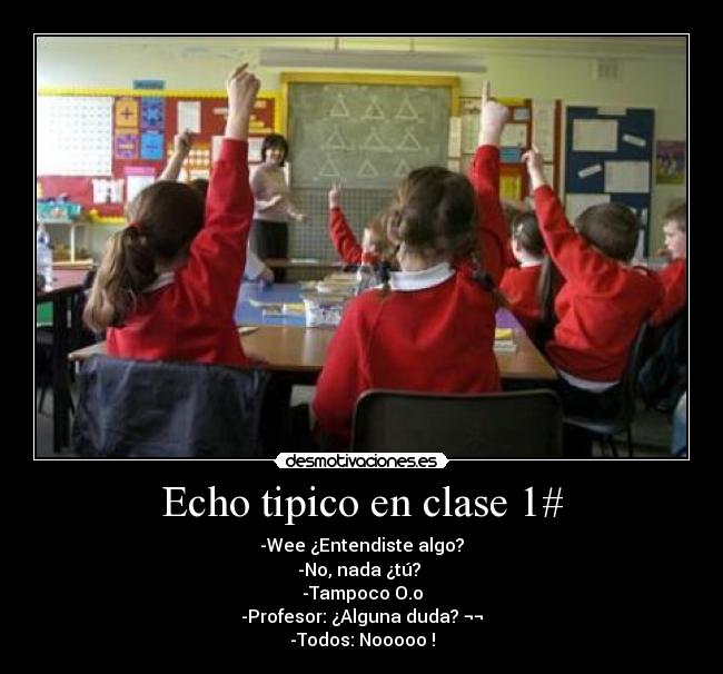 Echo tipico en clase 1# - 