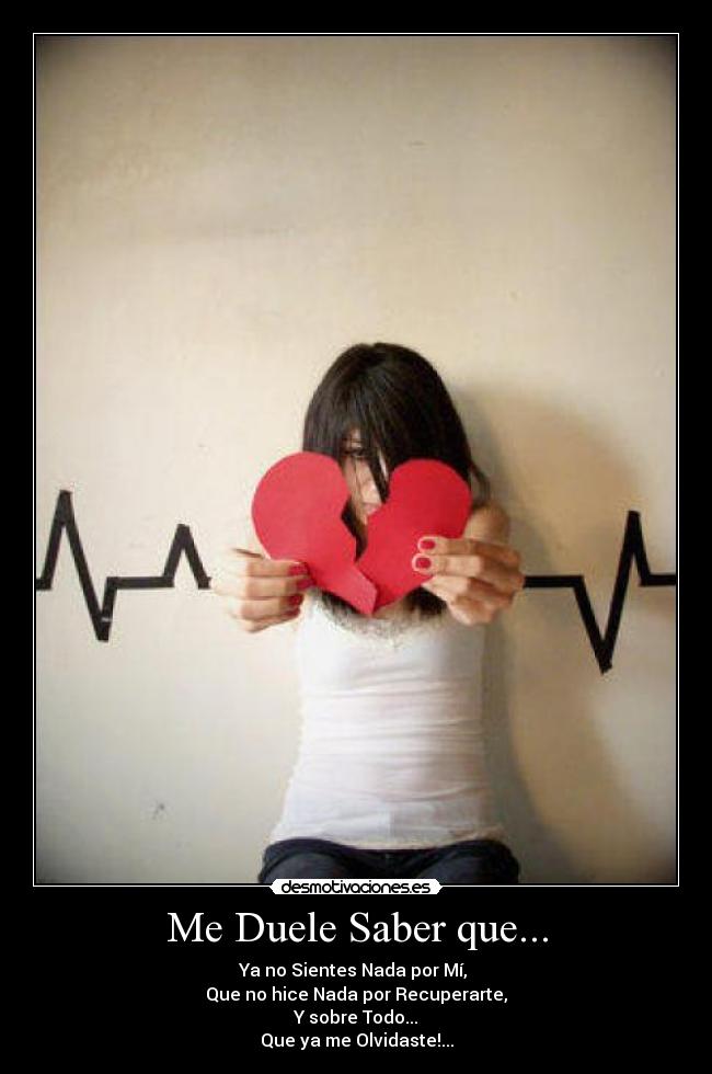 Me Duele Saber que... - 