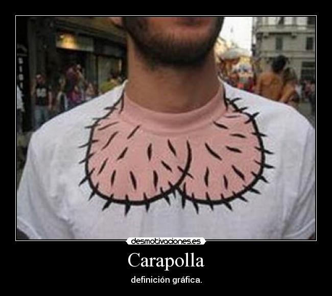 Carapolla - definición gráfica.