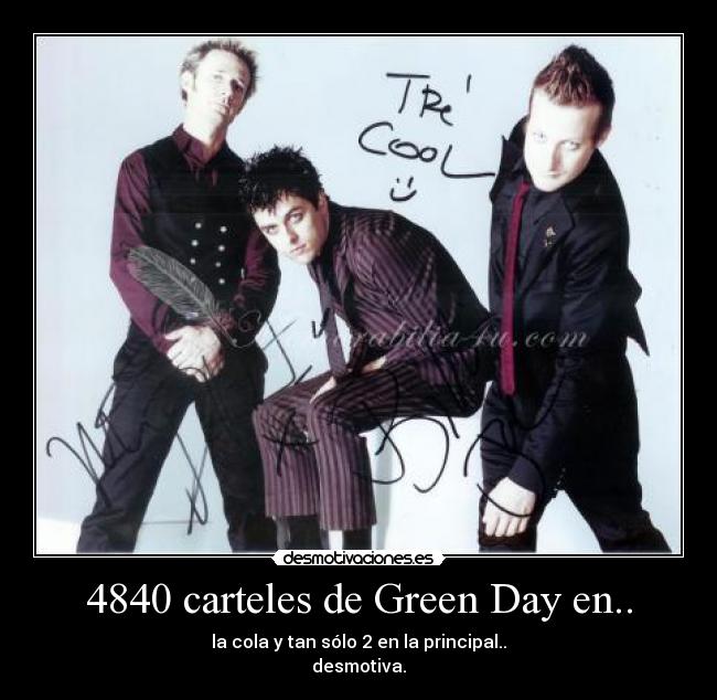 4840 carteles de Green Day en.. - 