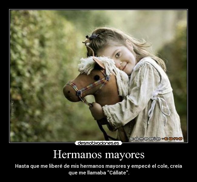 carteles hermanos mayores desmotivaciones