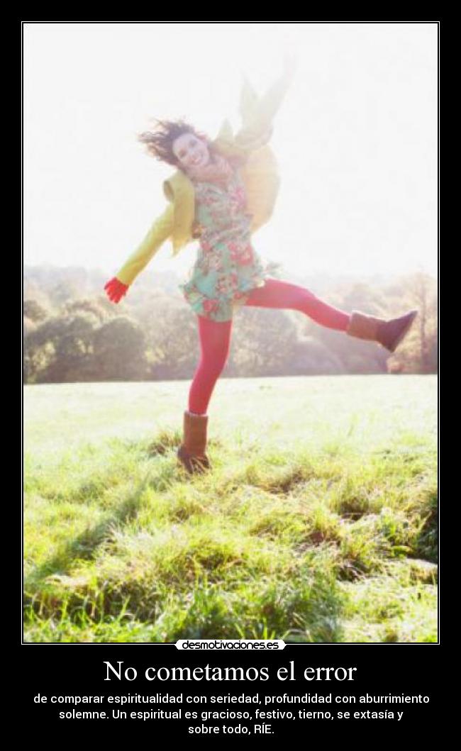 No cometamos el error - 