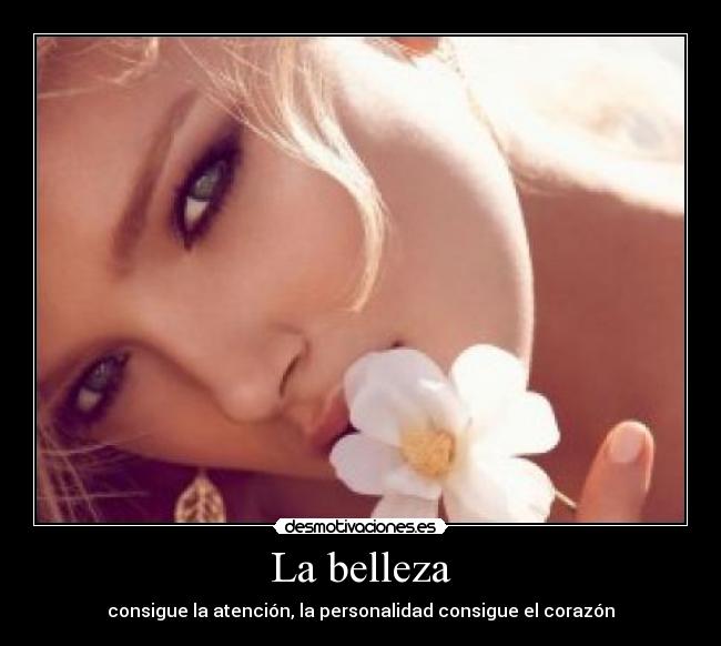 La belleza -