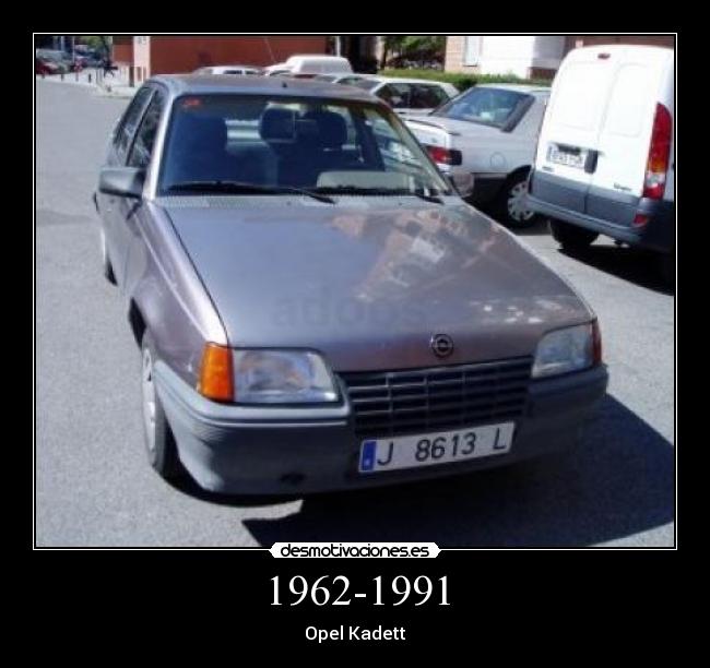 carteles opel kadett desmotivaciones