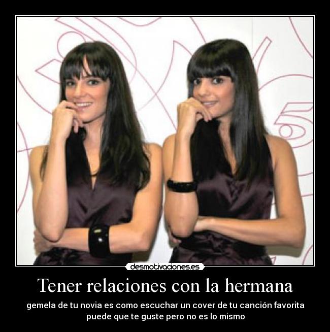 Tener relaciones con la hermana - 