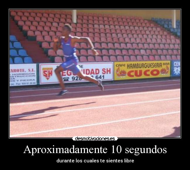 Aproximadamente 10 segundos -