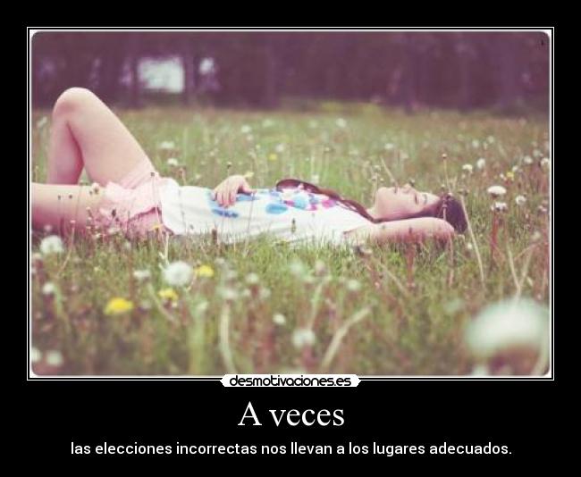 A veces -