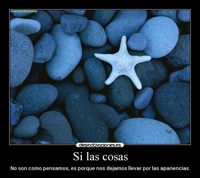 Si las cosas - 