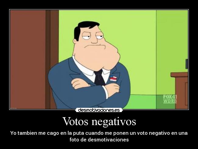 Votos negativos -