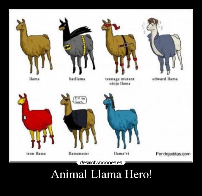 Animal Llama Hero! -