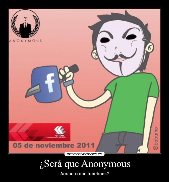 ¿Será que Anonymous -