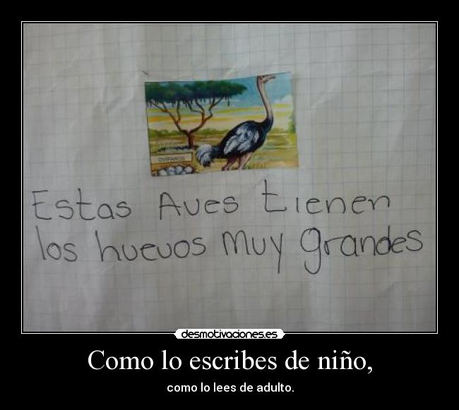 carteles nino adulto inocencia escribes lees desmotivaciones