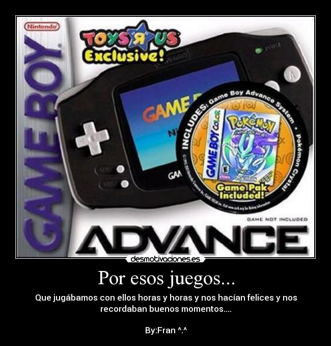 Por esos juegos... - 