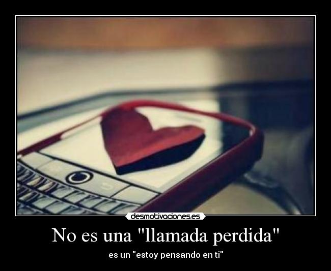 No es una llamada perdida -