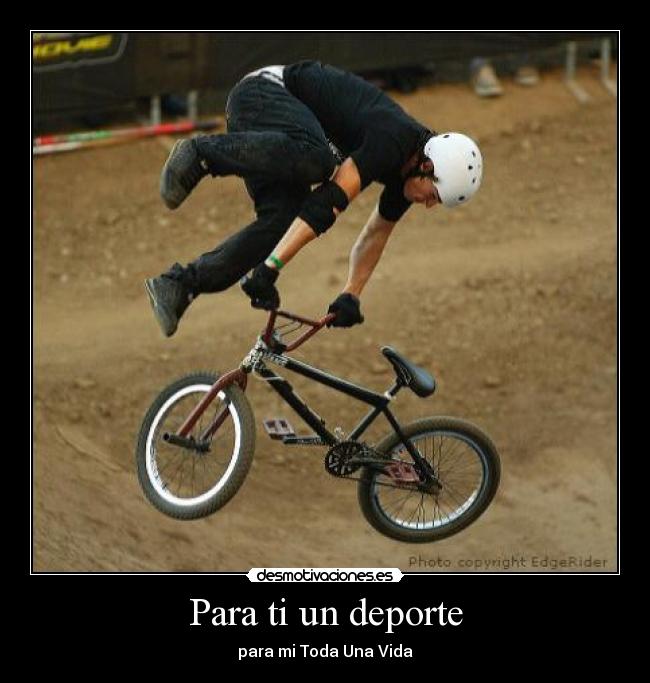 carteles para deporte para toda una vida bmx justin bieber chuck norris mbx tebi tebiton desmotivaciones