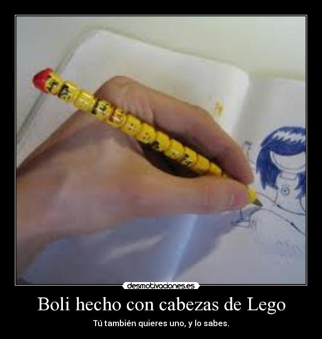 Boli hecho con cabezas de Lego - Tú también quieres uno, y lo sabes.