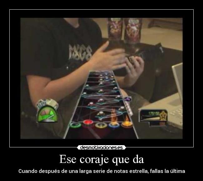Ese coraje que da - Cuando después de una larga serie de notas estrella, fallas la última