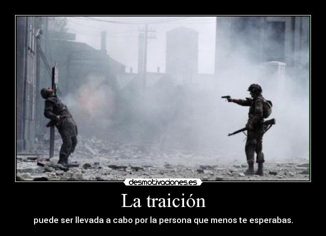 La traición -