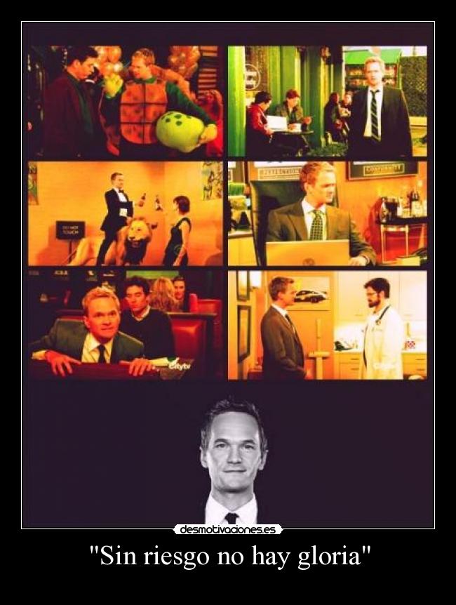 carteles barney stinson mor89 desmotivaciones