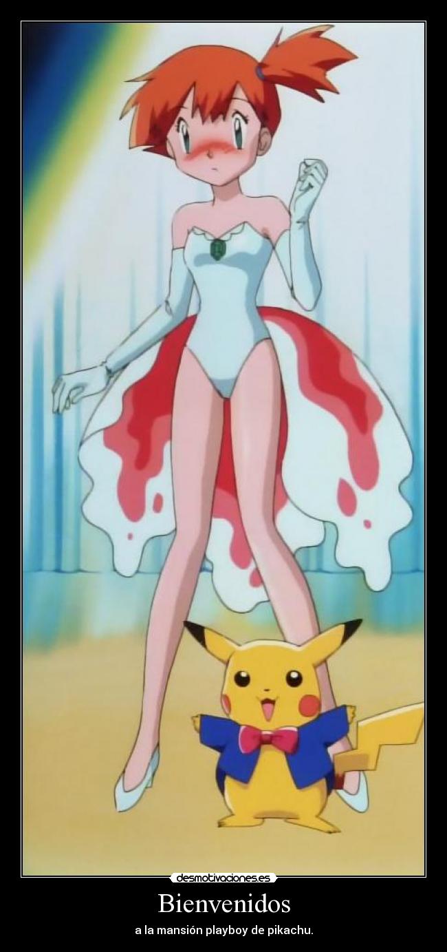 Bienvenidos - a la mansión playboy de pikachu.