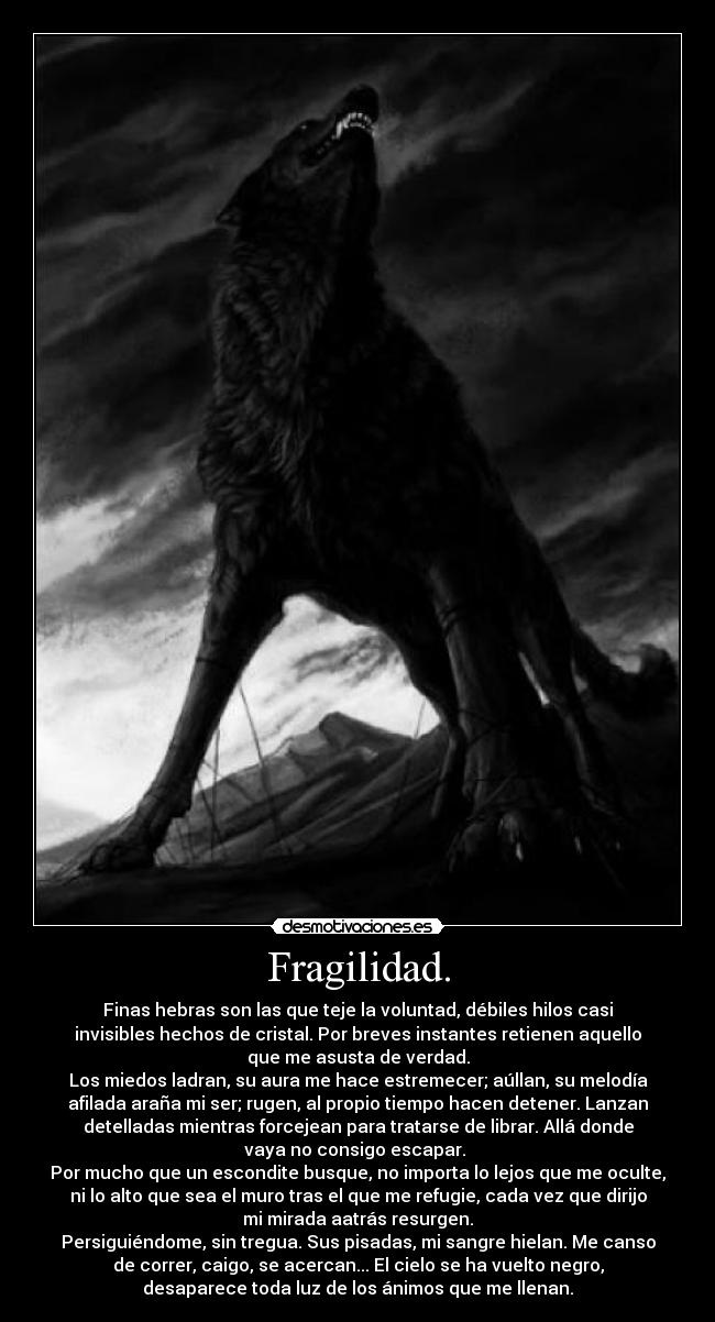 Fragilidad. -