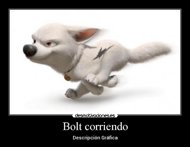 Bolt corriendo - Descripción Gráfica