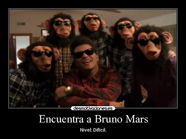 Encuentra a Bruno Mars -