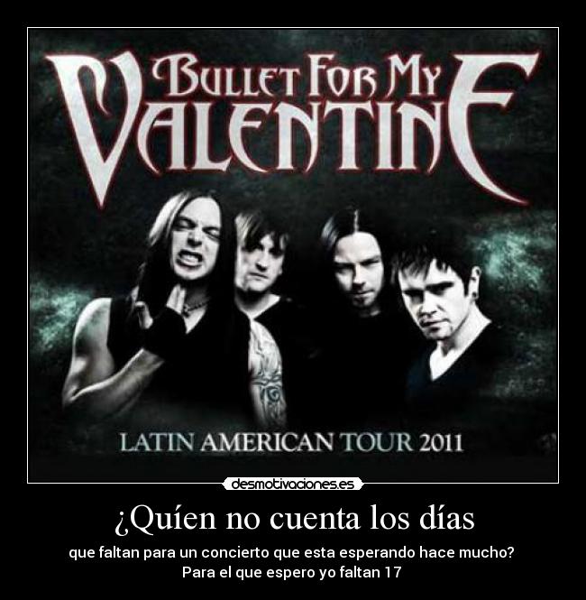 carteles bullet for valentine argentina noviembre desmotivaciones