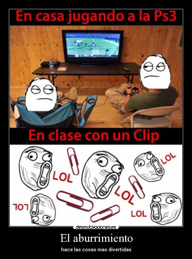 carteles aburrimiento desmotivaciones