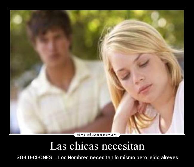 Las chicas necesitan -