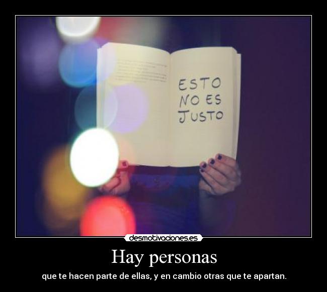 Hay personas -