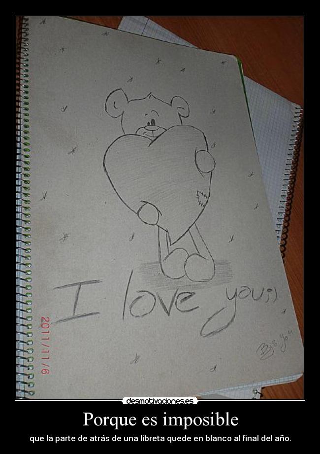 Porque es imposible -