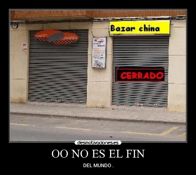 OO NO ES EL FIN - 