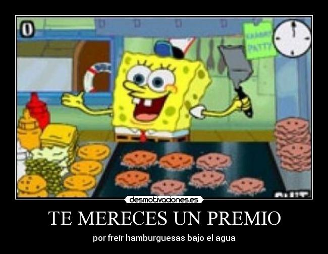 carteles bob esponga desmotivaciones